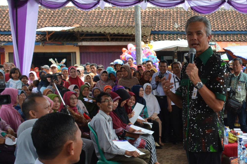 Gubernur Ganjar Pranowo Roadshow Di Kabupaten Batang