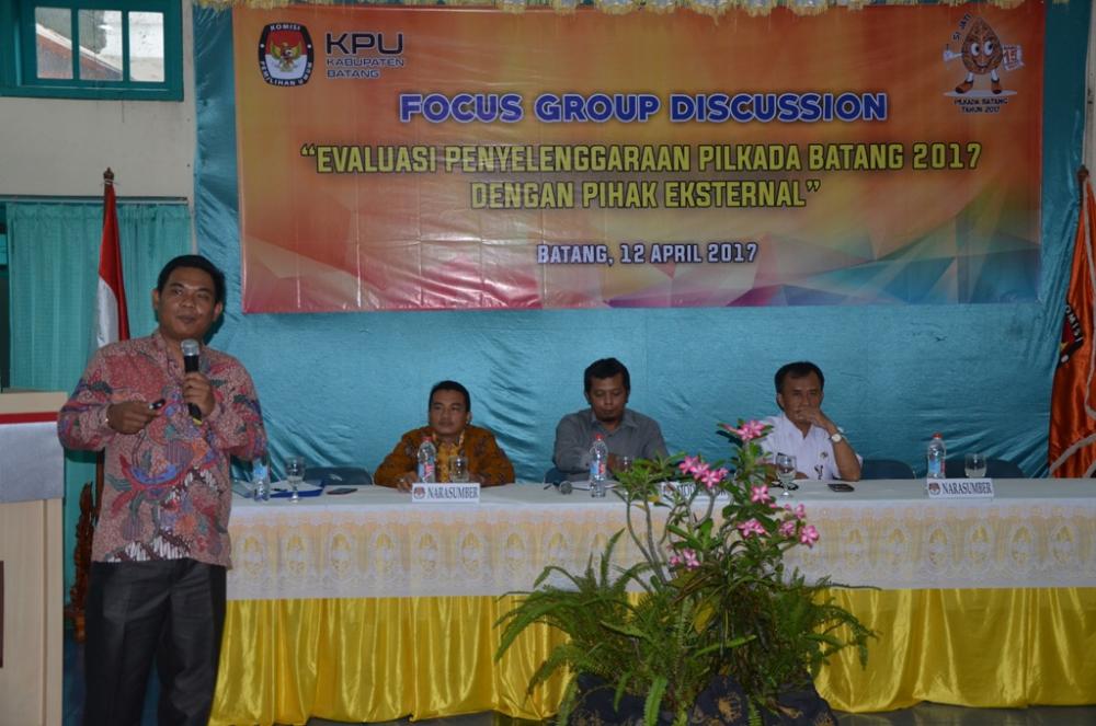 KPU Dinilai Sukses Dalam Penyelenggaran PILKADA Batang 2017