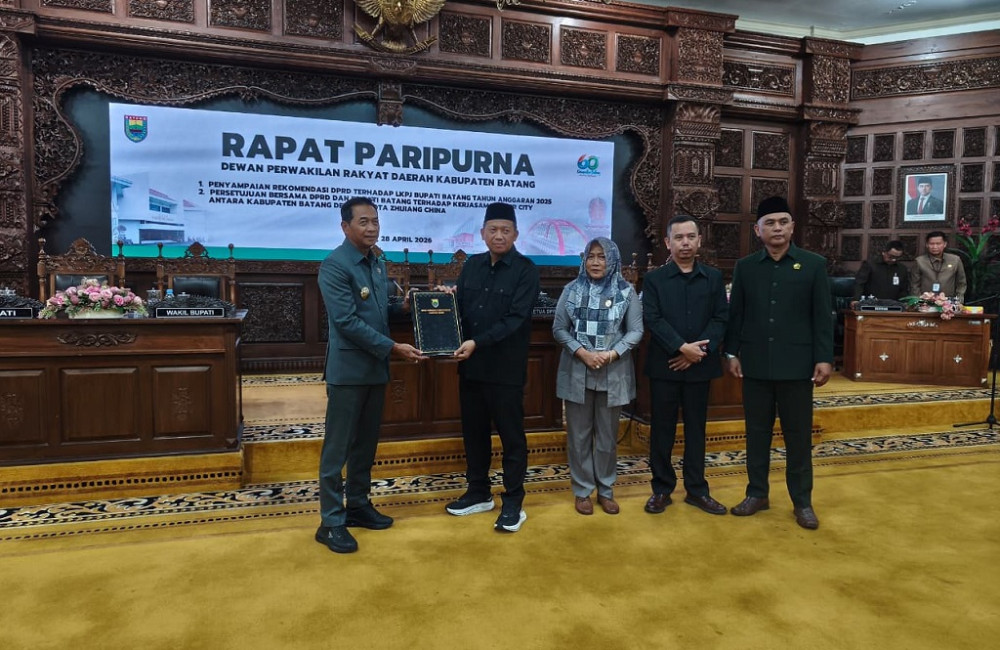 DPRD Sampaikan Rekomendasi LKPJ 2025, Pemkab Batang Siap Tindaklanjuti Perkuat Kerjasama Internasional
