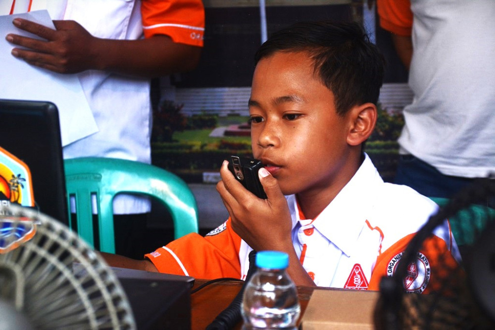 Generasi Alpha Piawai Bermain HT di Gathering ORARI Batang