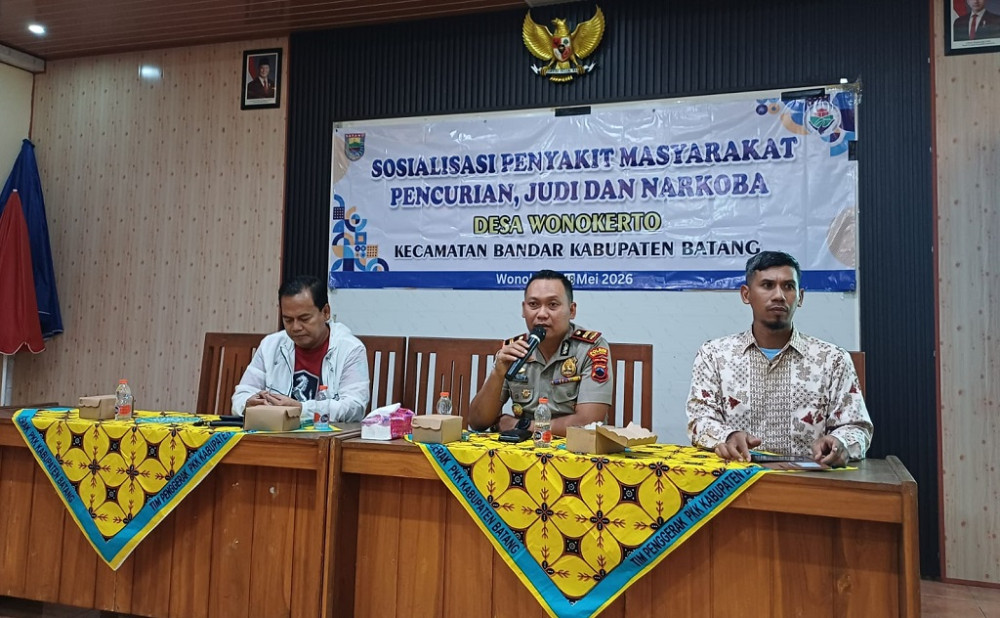 Jaga Kondusivitas Desa Penyangga, Polsek Bandar Sosialisasikan Bahaya Pekat