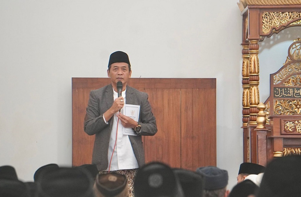 Wakil Bupati Batang Ajak Warga Jaga Kerukunan saat Salat Iduladha di Gringsing