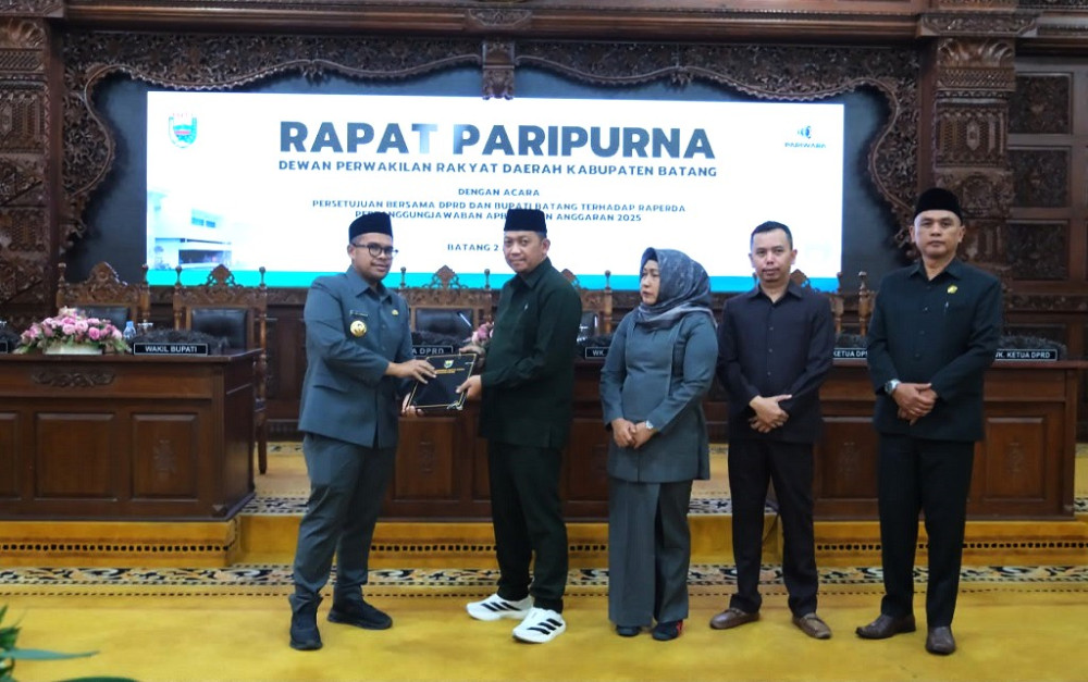 DPRD dan Bupati Batang Sepakati Raperda Pertanggungjawaban APBD 2025, SiLPA Capai Rp196,3 Miliar