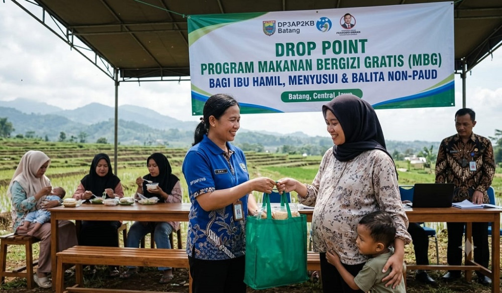 DP3AP2KB Batang Kawal Distribusi MBG untuk Ibu Hamil hingga Balita Non-PAUD
