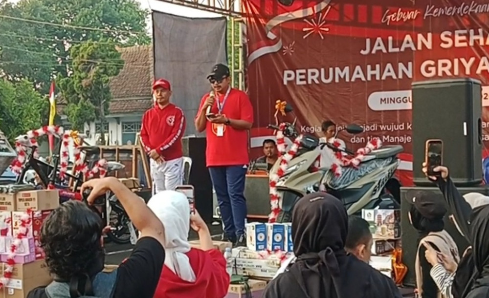 Semarakkan HUT RI Ke-81, Perumahan Griya Khalisa Gelar Jalan Sehat dan Promo Rumah Subsidi
