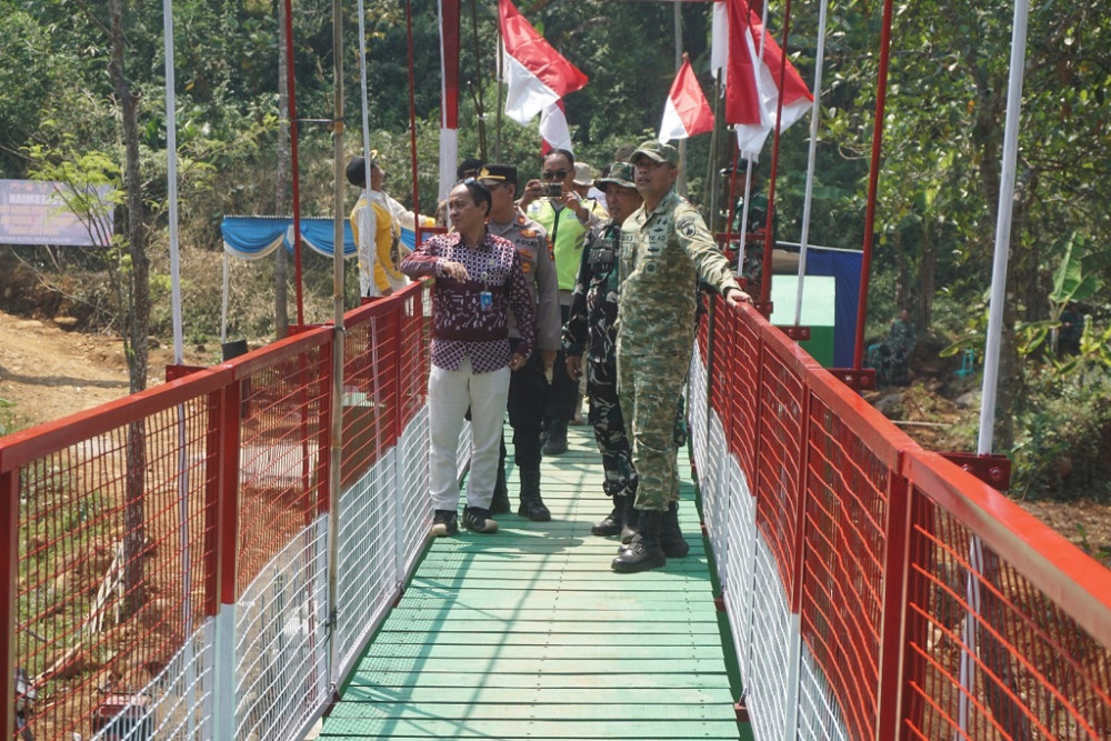 Jembatan Perintis Garuda Diresmikan, Warga Tambahrejo Makin Nyaman Melintas