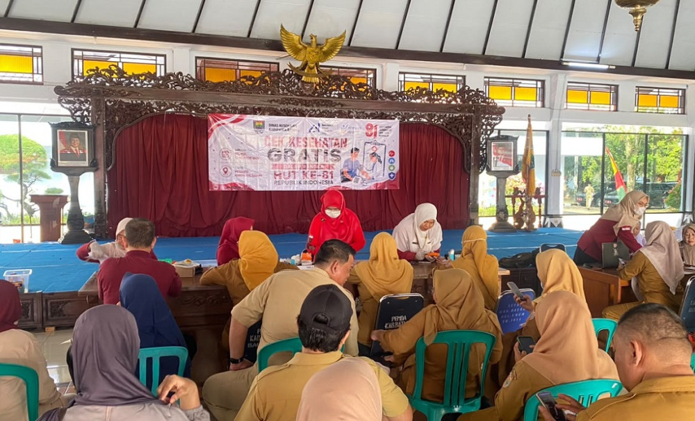 HUT Ke-81 RI, Dinkes Batang Gelar Cek Kesehatan Gratis untuk ASN dan Masyarakat