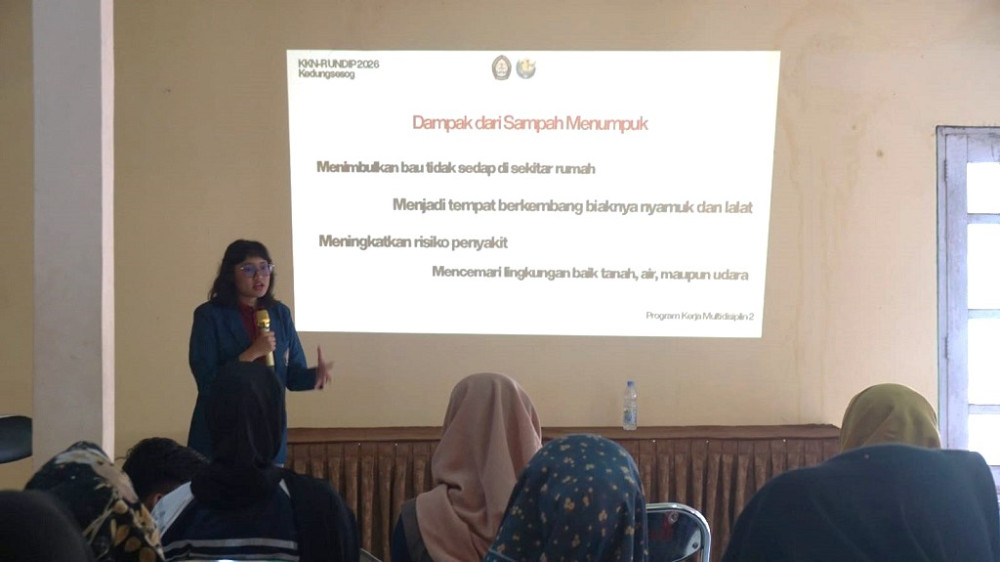 Mahasiswa KKN UNDIP Ajak Warga Kelola Sampah dengan Metode 5R