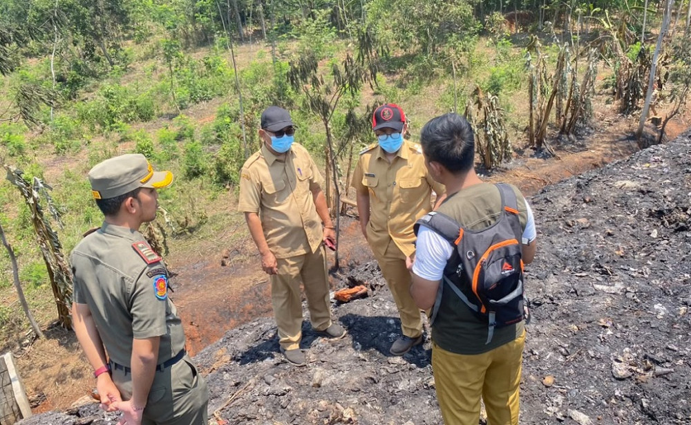 TPA Randukuning Batang Terbakar, Bupati Batang Pastikan Api Padam dan Siapkan Hidran Darurat