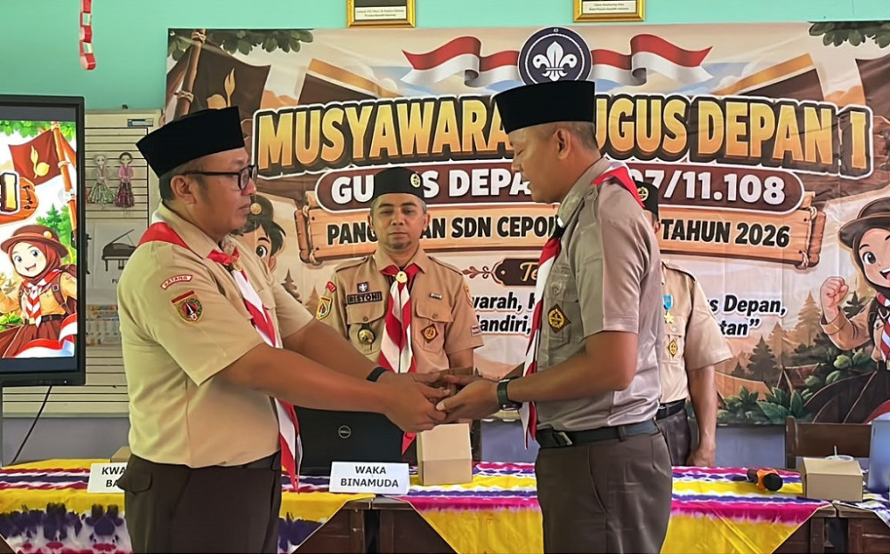 SDN Cepokokuning Batang Gelar MUGUS I, Perkuat Tata Kelola Organisasi Pramuka