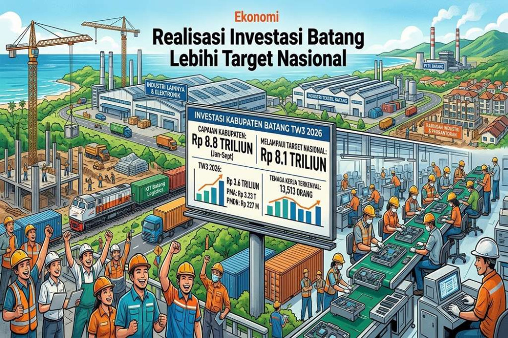 Realisasi Investasi Kabupaten Batang Lebihi Target Nasional