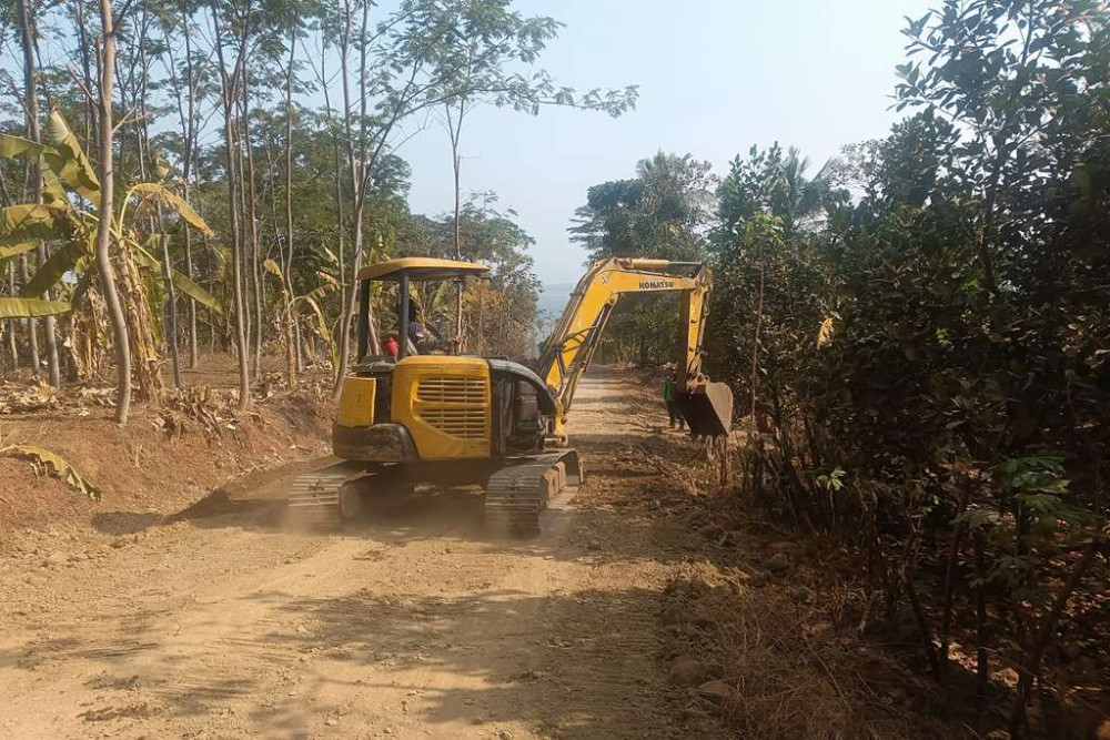 Material Pasir Didatangkan, Pembangunan Jalan Terus KITB Mulai Berproses