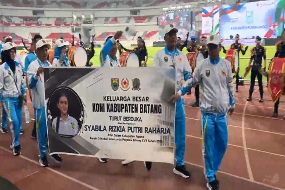Aksi Solidaritas Kontingen Batang, Kirim Doa dan Pita Hitam untuk Atlet Selam