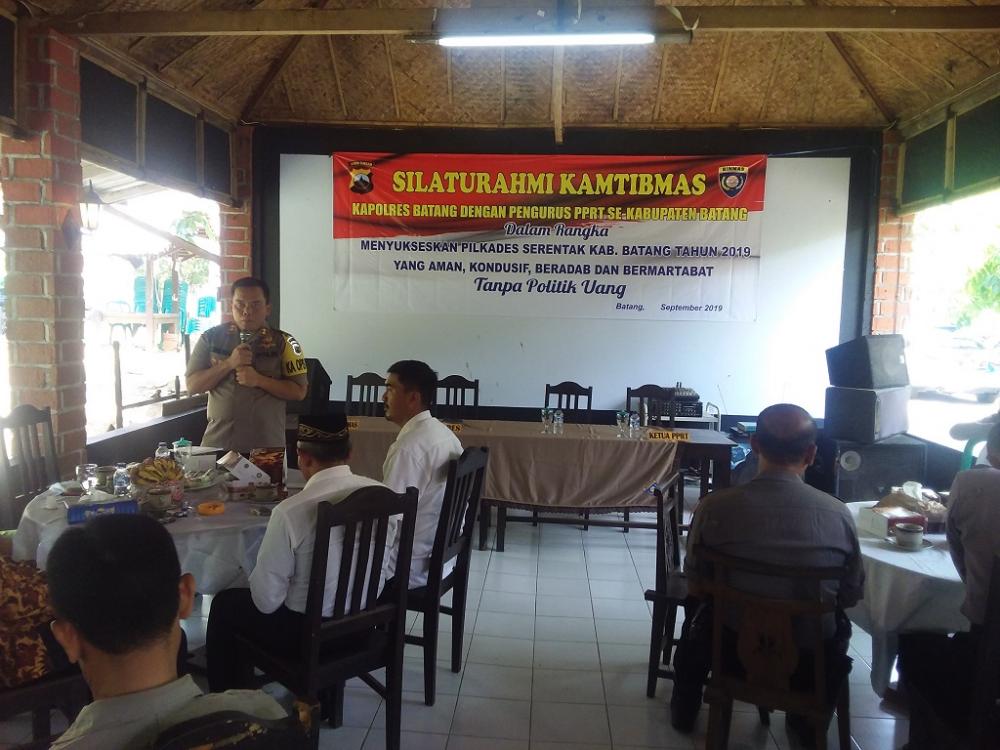 Kapolres Batang Harapkan PPRT Dukung Pilkades Bersih