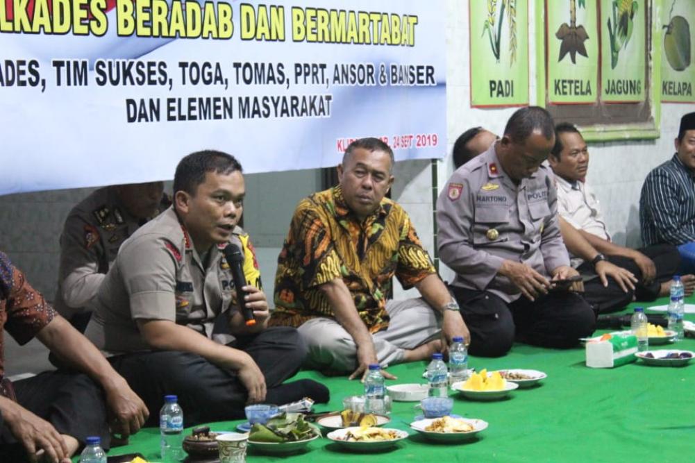 Kapolres Batang Minta Jaga Iklim Kamtibmas Jelang Pilkades