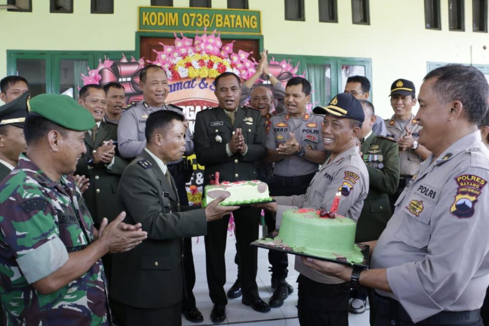 Polres dan Kodim Batang Tetap Jaga Soliditas