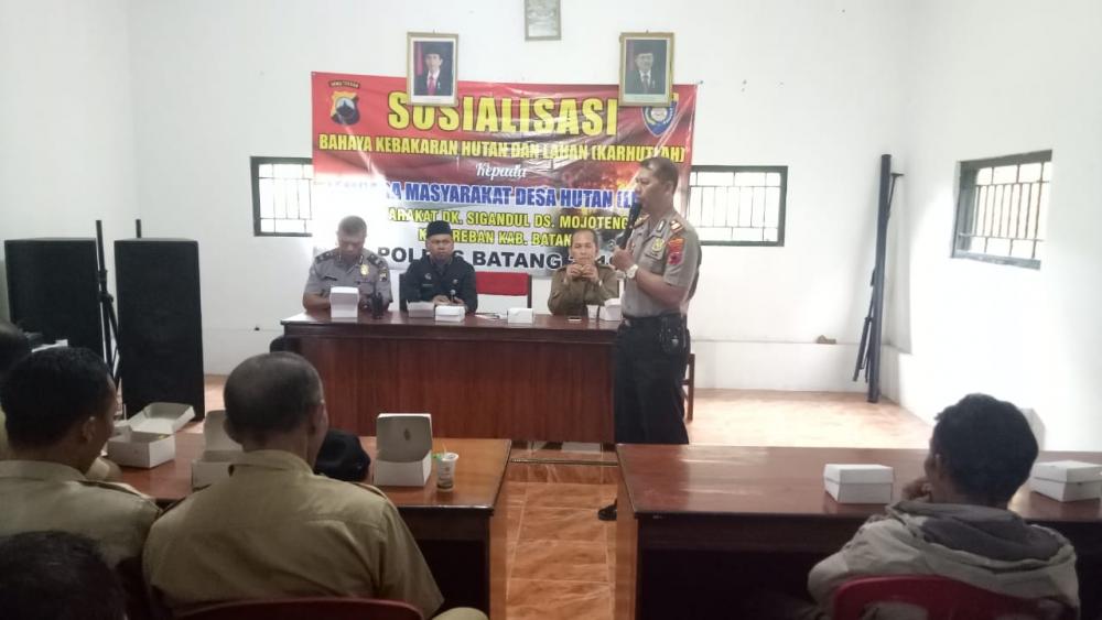 LMDH Bersama Warga Diminta Mengantisipasi Karhutla di Batang