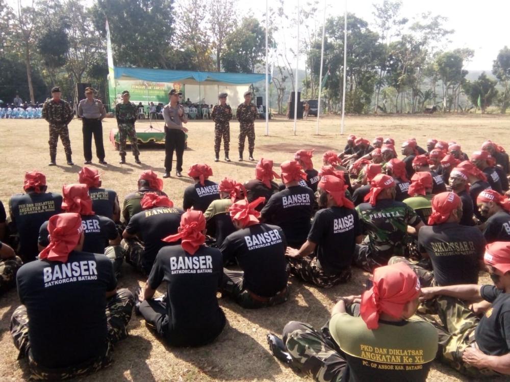 Kapolsek Ajak Banser Tangkal Radikalisme di Batang