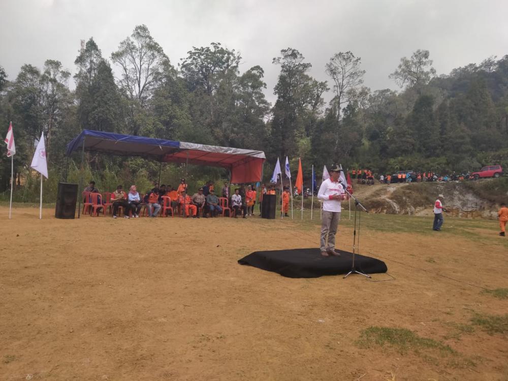 Latih Kesiapsiagaan Relawan Dengan Simulasi Penanggulangan Bencana