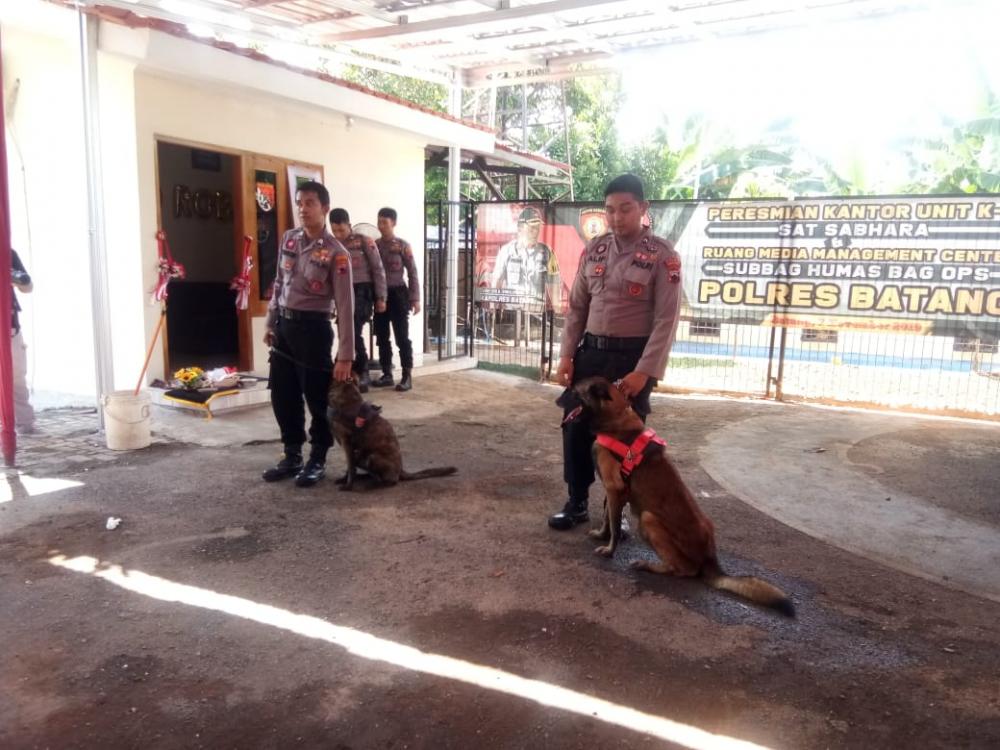 Pasukan Anjing Cerdas Resmi Menempati Kantor Unit K9