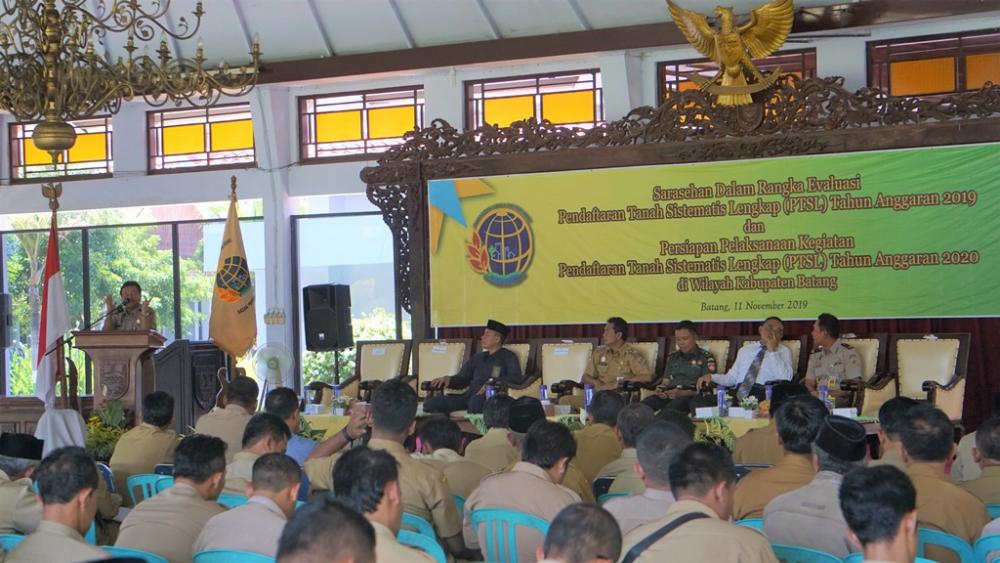 BPN Batang Gelar Sosialisasi PTSL Tahun Anggaran 2020