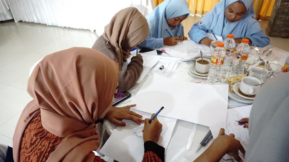 GAMBAR POLA MOTIF BATIK