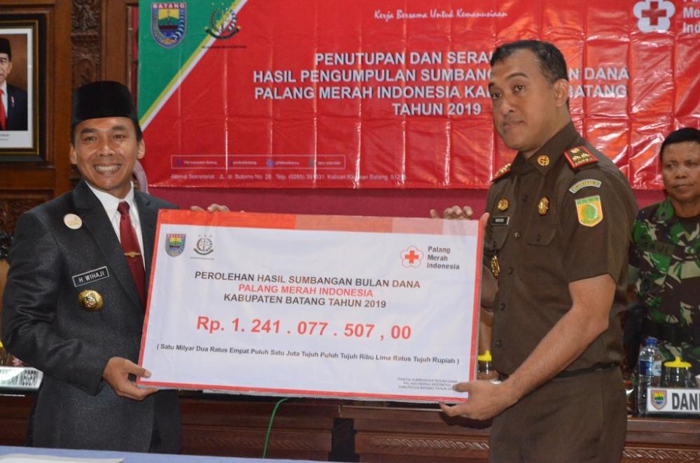 Pengumpulan Bulan Dana PMI Pemkab Batang, Naik 6.68 Persen