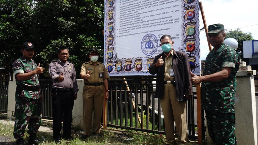 Cegah Penyebaran Covid-19, Diskominfo Batang Lakukan Kunjungan di Berbagai Tempat