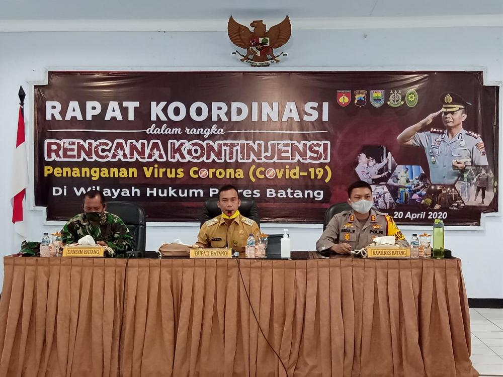 Pemkab Batang Siapkan Langkah Kontijensi Pandemi Covid-19