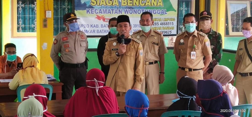 Taati Physical Distancing, Pencairan BST Pindah ke Kantor Kecamatan Batang