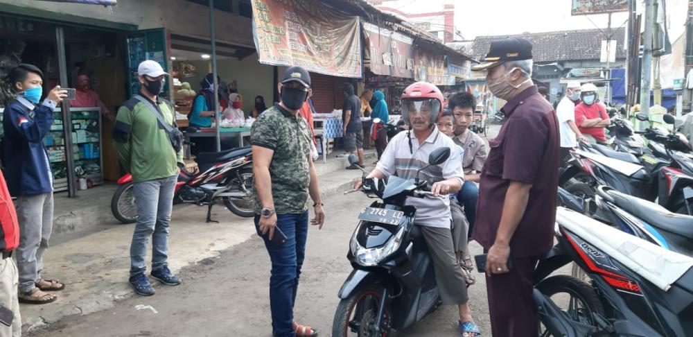 Muspika Subah Adakan Gerakan Sosialisasi Dan Bagikan Ratusan Masker Gratis