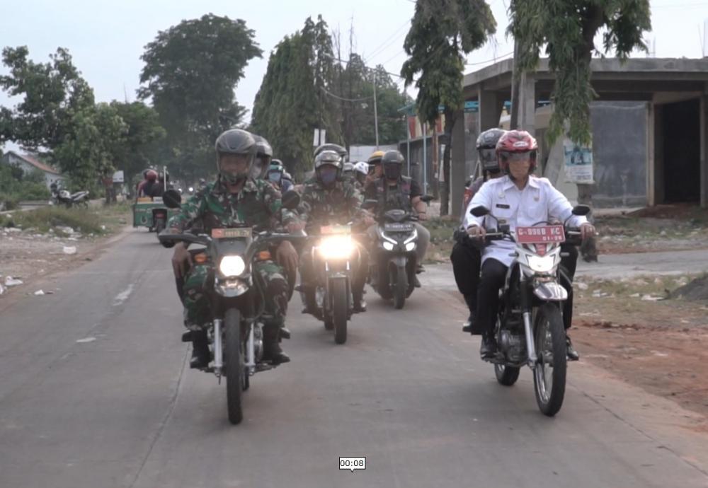 Polres dan Kodim Batang Gelar Patroli Rutin Tangani Covid-19