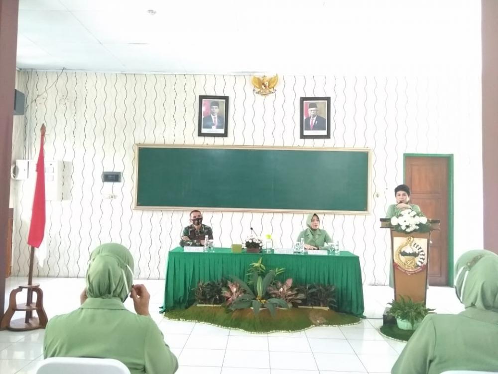 Pamitan Ibu Ketua Persit Lama Ny. Melyna Siahaan Napitupulu, Sekaligus Perkenalan Ibu Ketua Baru Ny.