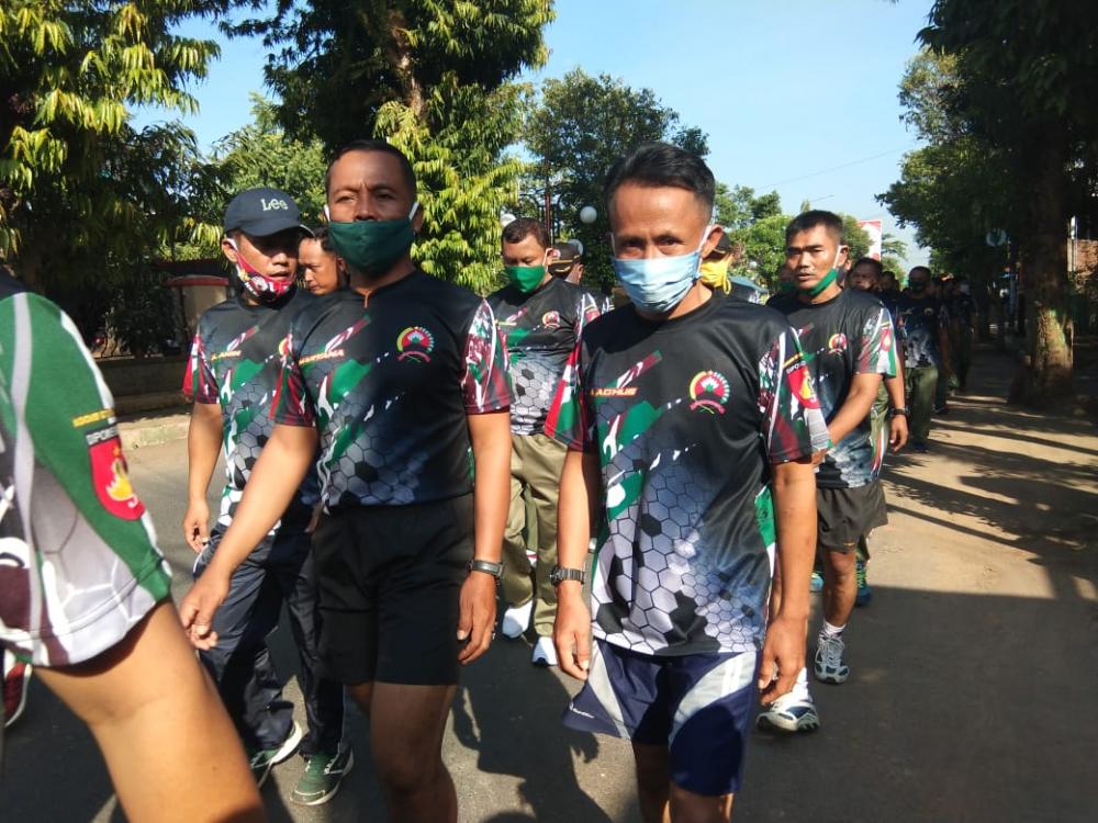 Jaga Kebugaran, Prajurit Kodim Batang Jalan Santai Bersama