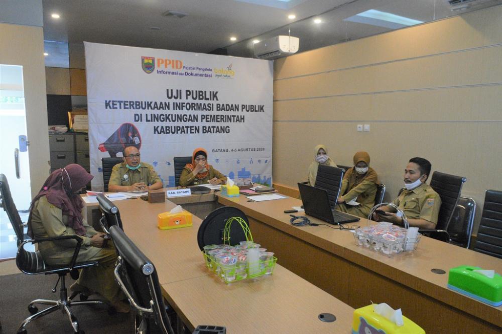 Pemeringkatan Keterbukaan Informasi Publik Digelar Diskominfo Batang
