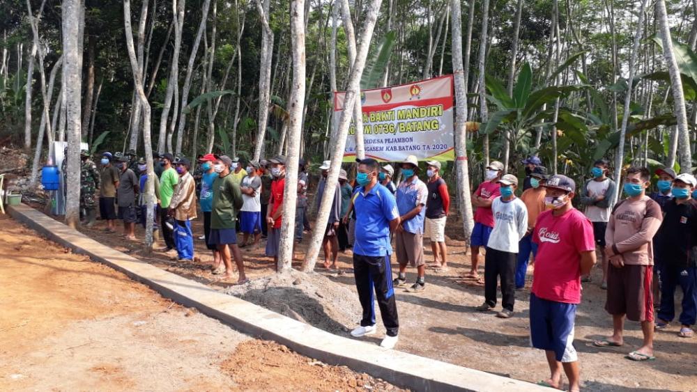 Karya Bakti Mandiri Kodim Batang, Jaga Budaya Gotong Royong