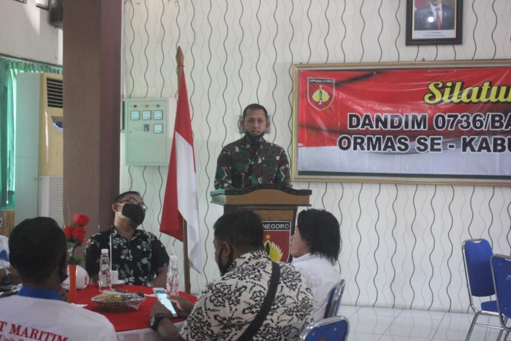 Sinergi Dandim Batang dengan Ormas, untuk Membangun Kondusivitas