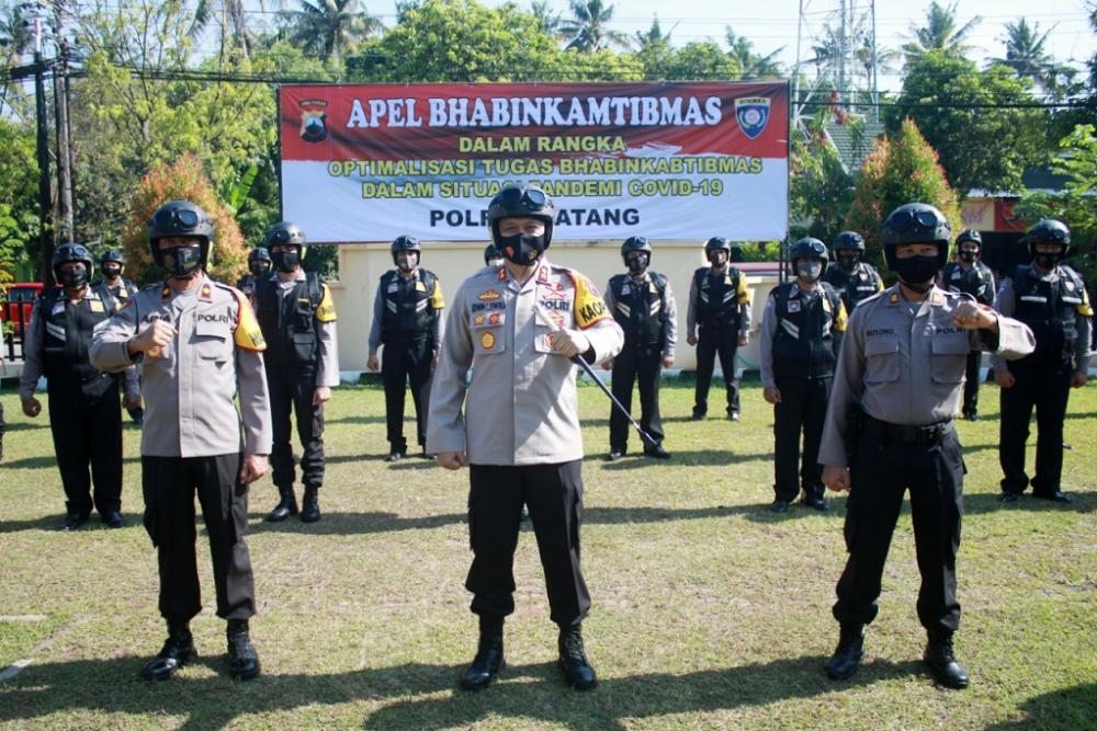 Minimalisir Penularan Covid-19, Polres Batang Intensifkan Peran Bhabinkamtibmas