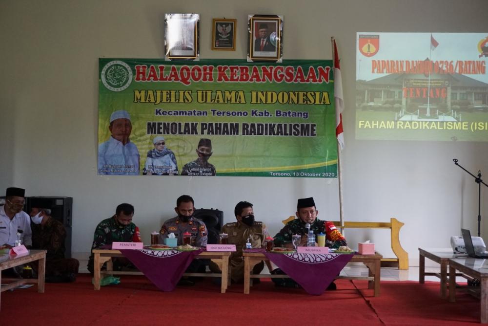 Dandim Batang : Tanamkan Prinsip Menolak Paham Radikalisme pada Masyarakat