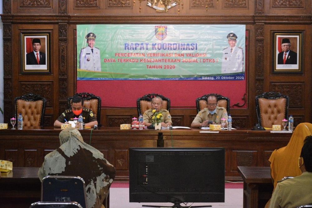 Dinsos Batang Gelar Rakor Percepatan DTKS