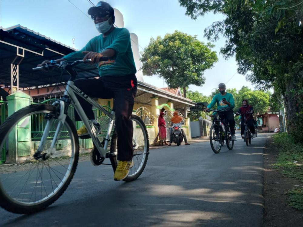 Santri Roudlotul Mutaâ€™allimin Pilih Bersepeda untuk Jaga Kesehatan