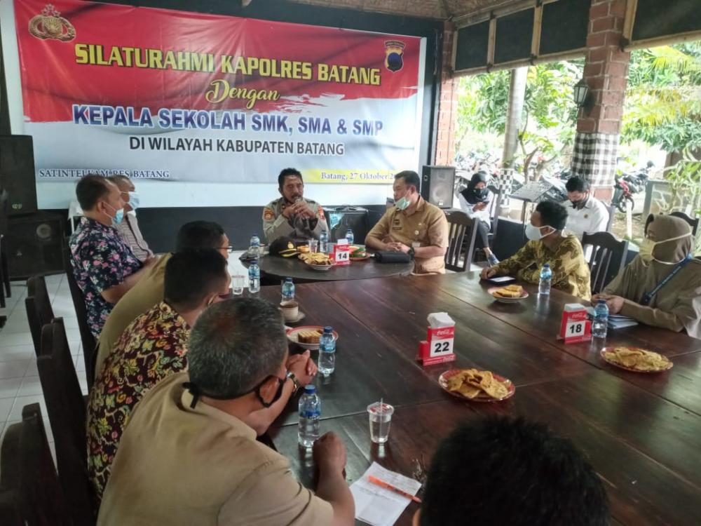 Polres Batang Ajak Pendidik Arahkan Pelajar Tak Berdemo