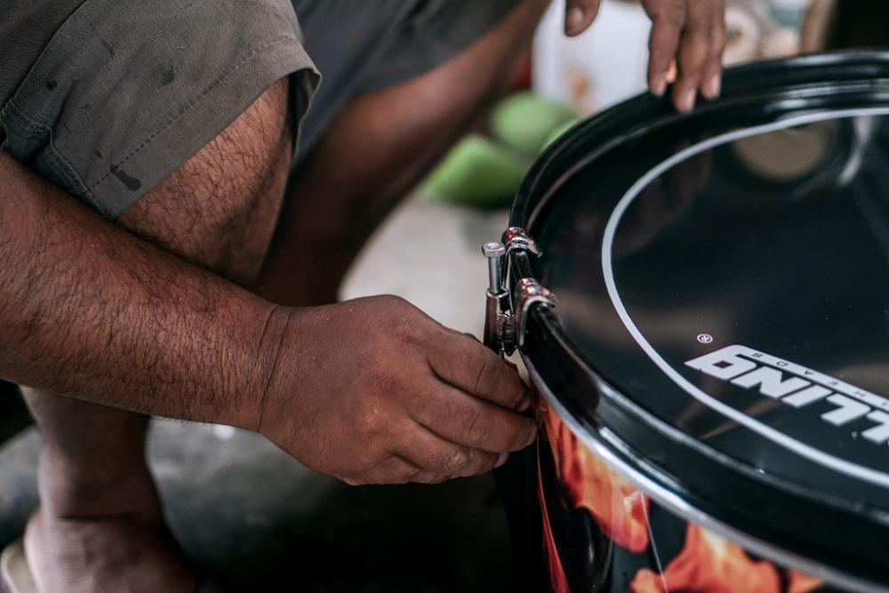 PASANG PENGUAT HEAD PERKUSI