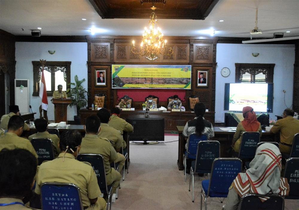 DPUPR Batang Sosialisasi RDTR BWP Tulis Sebagai Kawasan Pengembangan