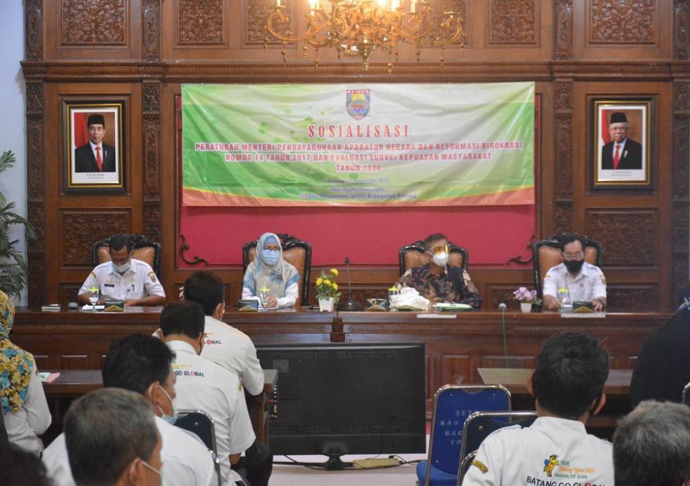 Pemkab Batang Evaluasi Survei Kepuasan Masyarakat Terhadap Layanan Publik