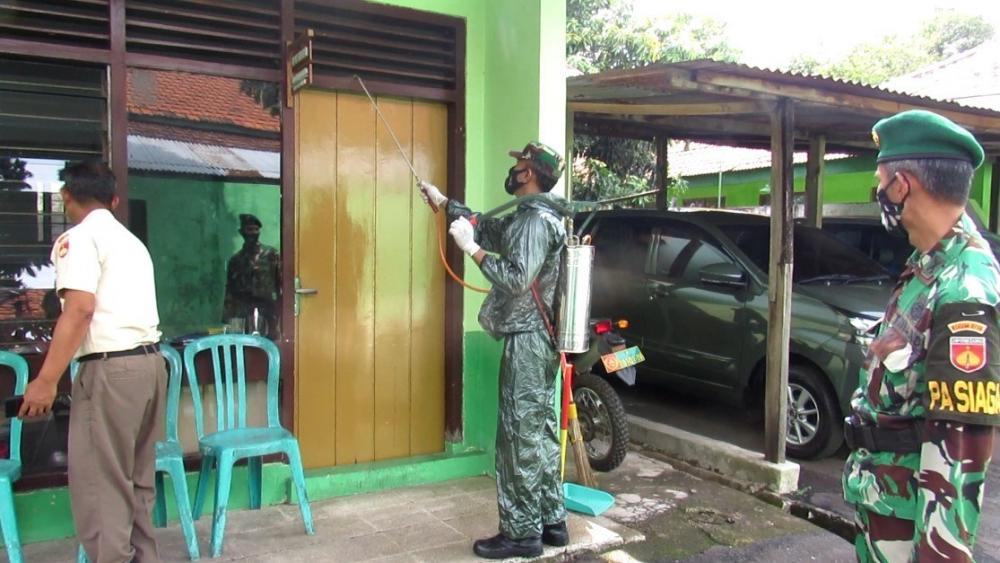 Kodim Batang Makin Rutin Cegah Penyebaran Covid-19