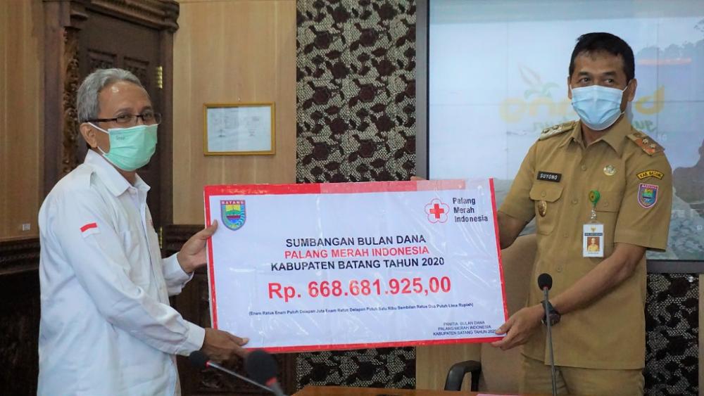 Di Masa Pandemi, Pengumpulan Bulan Dana PMI Pemkab Batang Naik 25,6 Persen