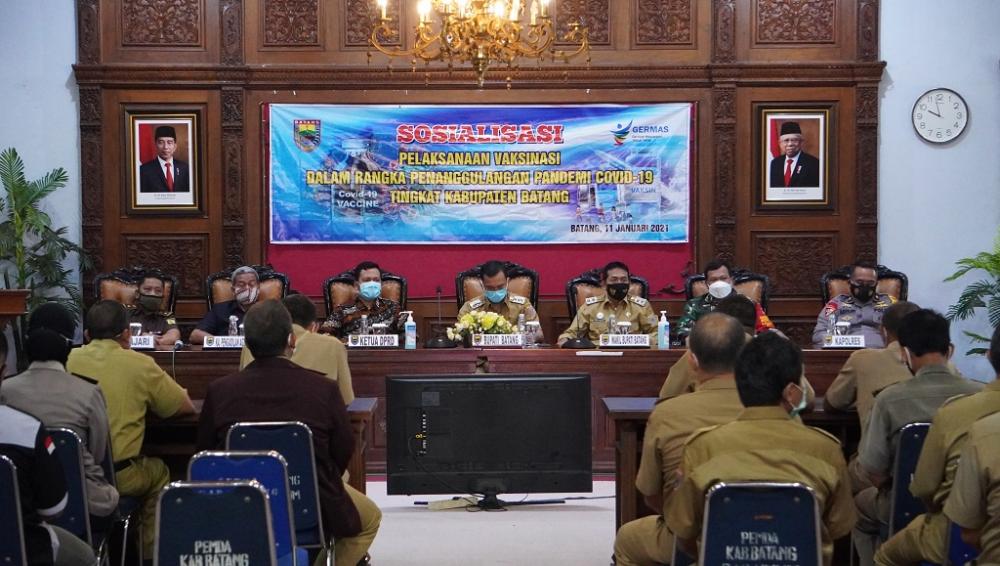 Pemkab Batang Sosialisasikan Vaksin Covid-19 Secara Masif