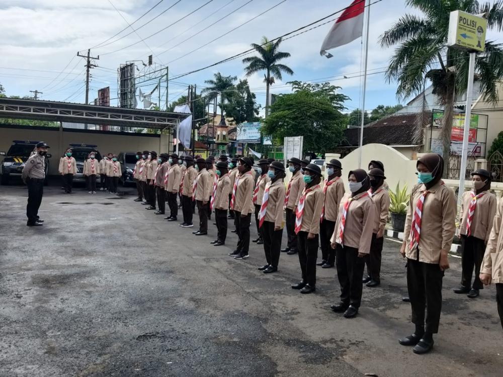 Polsek Limpung Ajak Saka Bhayangkara Jadi Pelopor Disiplin Prokes