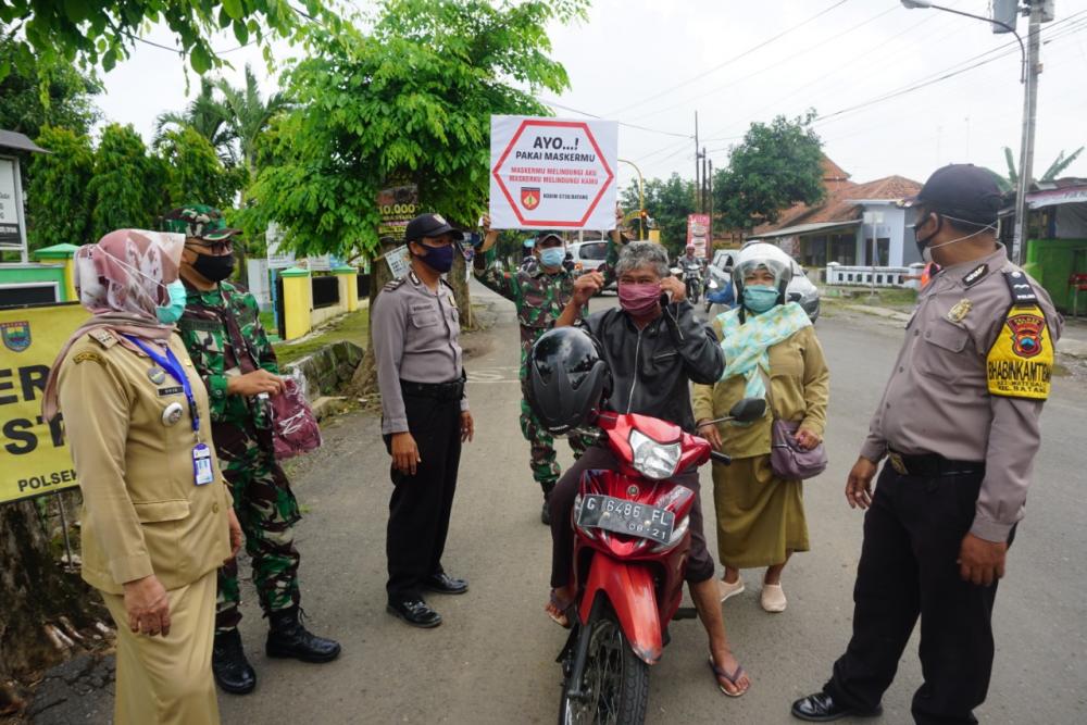 Abaikan Prokes, Belasan Pengendara Motor Terjaring Yustisi